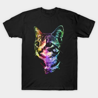 Rainbow Skull Kitty T-Shirt